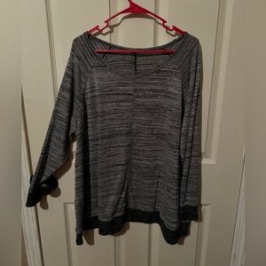 Gray Women's Long Sleeve Top